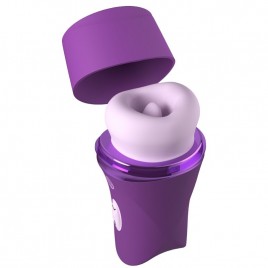 Imagen, succionador clitoral Lush Kiss Plush Purple recargable, online
