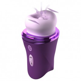 Imagen, estimulador clitoral de succión y lamido Lush Kiss Purple, online