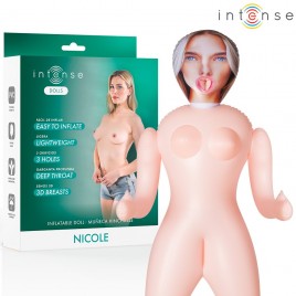 Imagen, muñeca hinchable Nicole Intense Dolls con tres orificios realistas online