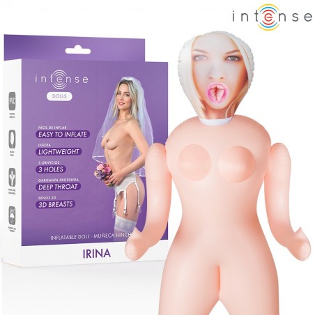 Imagen, muñeca hinchable Irina Intense Dolls con tres orificios realistas online