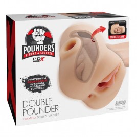Imagen, PDX PLUS+ Double Pounder masturbador con vibración, online