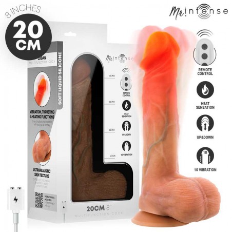 Imagen, MR INTENSE Logan dildo vibrador de silicona 20 cm con calor, online