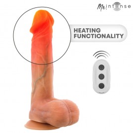 Imagen, dildo vibrador Logan 20 cm con textura de piel hiperrealista, online