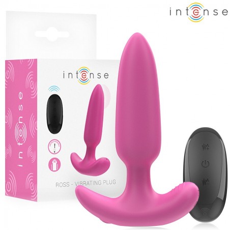 Imagen, plug anal ROSS vibrador rosa con control remoto, online