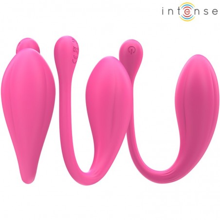 INTENSE JANICE U HUEVO VIBRADOR DOBLE 10 MODOS ROSA