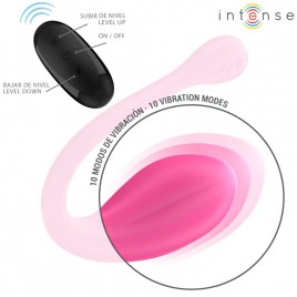 Imagen, vibrador doble JANICE U rosa con 10 modos de vibración, online