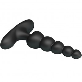 Imagen, vibrador anal de silicona PRETTY LOVE Corban negro, online