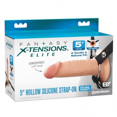 Imagen, arnés con dildo hueco realista FANTASY X-TENSIONS, online