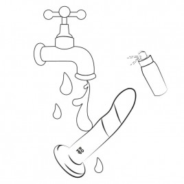 Imagen, ROMP Piccolo dildo con ventosa y eje curvado 14 cm, online