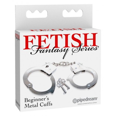 Imagen, esposas de metal cromado Fetish Fantasy Series con 2 llaves, online