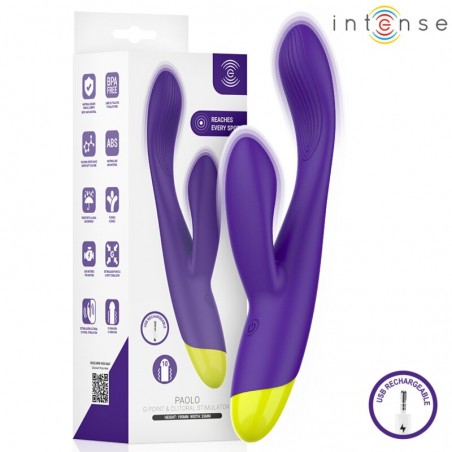 Imagen, vibrador rabbit Intense Paolo para punto G y clítoris recargable, online