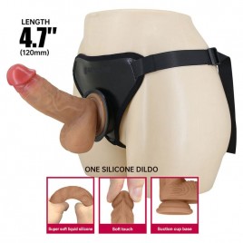 ARNÉS STRAP-ON UNIVERSAL CON DILDO REALÍSTICO PRETTY LOVE