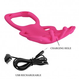 Imagen, masajeador butterfly silicona premium resistente al agua, online