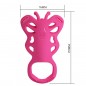 MASAJEADOR BUTTERFLY TANGA CON APP CONTROL ROSA - PRETTY LOVE