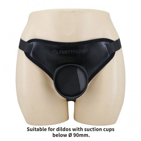 ARNÉS STRAP-ON UNIVERSAL NEGRO PRETTY LOVE