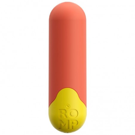 ROMP RIOT VIBRADOR BALA MULTIFUNCIÓN NARANJA Y AMARILLO