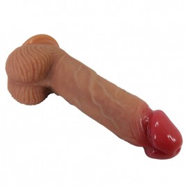 Imagen, strap-on universal Pretty Love Yeti con dildo realista y ventosa, online