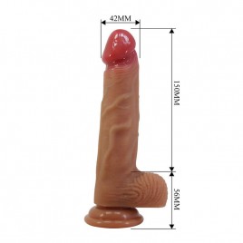 Imagen, dildo con potente ventosa para arnés strap-on Pretty Love Yeti, online
