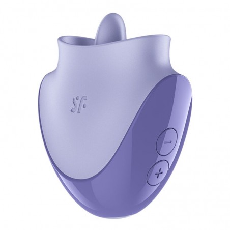 SATISFYER TONGUE DANCER ESTIMULADOR DE LENGUA CLITORIANO LILA