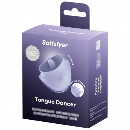 Imagen, satisfyer tongue dancer estimulador de lengua clitoriano lila, online