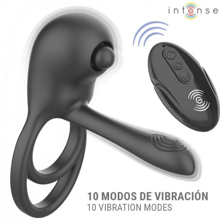 ANILLO VIBRADOR SPIKE CON CONTROL REMOTO INTENSE