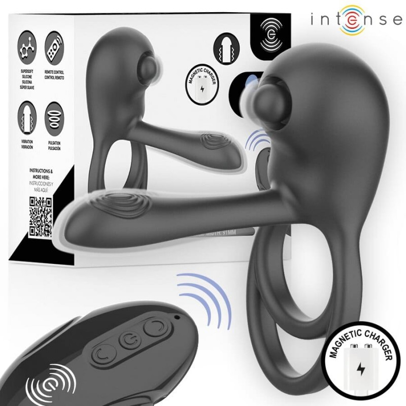 ANILLO VIBRADOR SPIKE CON CONTROL REMOTO INTENSE ANILLO VIBRADOR SPIKE CON CONTROL REMOTO INTENSE