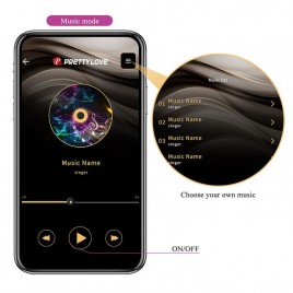 Imagen, masajeador Pretty Love Hazelynn premium con control app, online