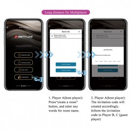 Imagen, masajeador Hazelynn app y vibración interactiva en pareja, online