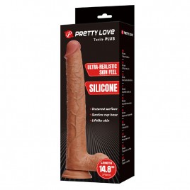 Imagen, dildo realista gigante con ventosa 37 cm silicona, online