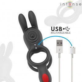 ANILLO VIBRADOR INTENSE QUINN DOBLE CON CONTROL REMOTO
