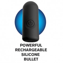 Imagen, funda extensora realista para pene con bala vibradora USB, online