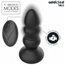 PLUG ANAL THRUSTING CON LUZ LED Y MANDO A DISTANCIA