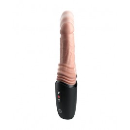 Imagen, dildo con calentamiento interno y empuje de pistón 12,7 cm color light, online
