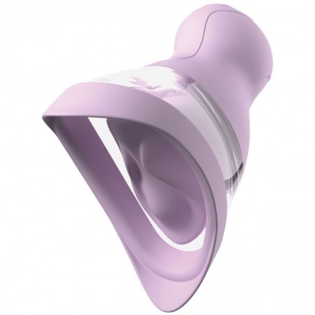 BOMBA DE SUCCIÓN CON VIBRACIÓN VELOURA TOUCH MORADA