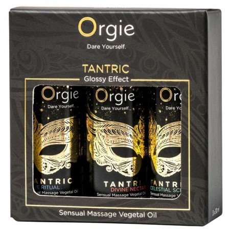 Imagen, set de aceites de masaje sensual Tantric ORGIE 3 x 30 ml, online