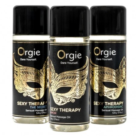 ORGIE SEXY THERAPY SET ACEITES DE MASAJE SENSUAL 3 X 30 ML