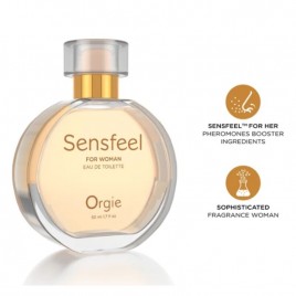ORGIE SENSFEEL PERFUME CON FEROMONAS PARA MUJER 50 ML