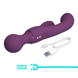 Imagen, vibrador rabbit morado impermeable Pretty Love con 10 modos de vibración, online