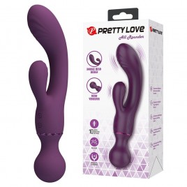 Imagen, vibrador conejo punto G Pretty Love All Rounder morado de silicona, online