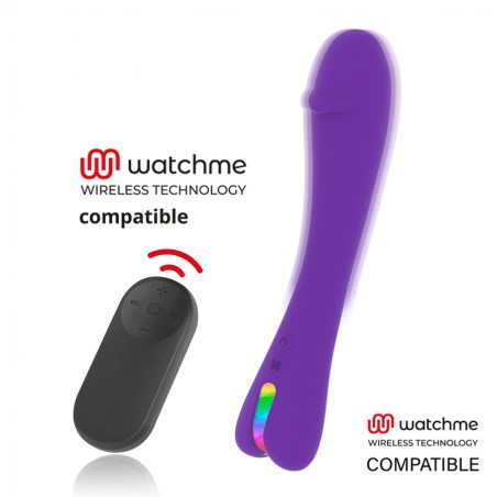MR BOSS ENZO VIBRADOR LILA CON CONTROL REMOTO WATCHME