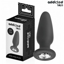 PLUG ANAL CON JOYA ADDICTED TOYS DE SILICONA S, M Y L