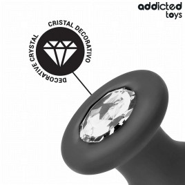 Imagen, plug anal con base de joya decorativa talla S de 88 mm de alto total, online
