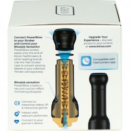 Imagen, PowerBlow Kiiroo conectado a FeelMe AI para contenido interactivo para adultos, online