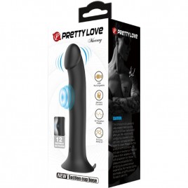 Imagen, estimulador de clítoris con vibración y ventosa negro 12 modos Pretty Love, online