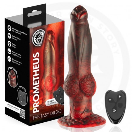 Imagen, dildo vibrador Prometheus, control remoto de silicona EPIC CYBERSILICOCK, online
