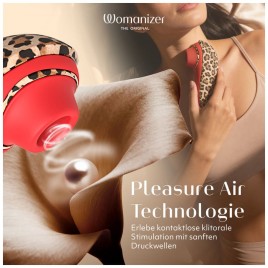 Imagen, estimulador de clítoris por succión Womanizer en color leopardo para regalar, online