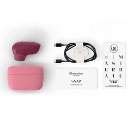Imagen, estimulador de clítoris por pulsaciones de aire Womanizer Snap color burdeos, online