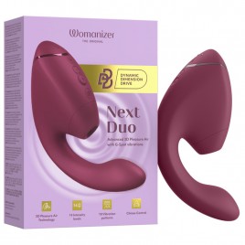 Imagen, succionador de clítoris y estimulador punto G Womanizer Duo Next negro, online