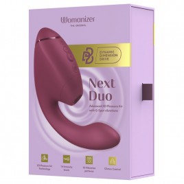 Imagen, estimulador dual Womanizer Duo Next morado con 14 niveles e IPX7, online