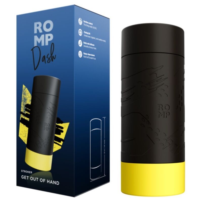 ROMP DASH MASTURBADOR MASCULINO CON SUCCIÓN MANUAL ROMP DASH MASTURBADOR MASCULINO CON SUCCIÓN MANUAL